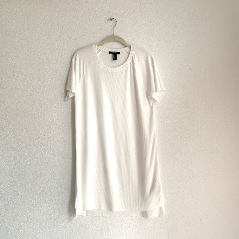 Forever 21 Women’s Ribbed T-Shirt Dress Sz S